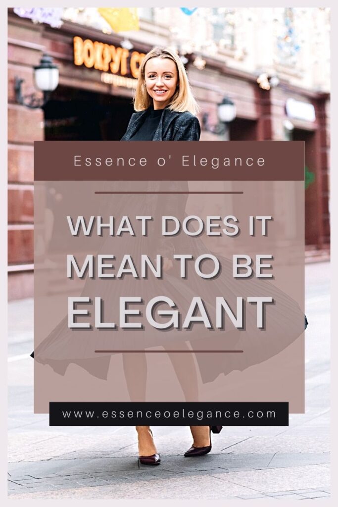 Another Word For A Elegant Person